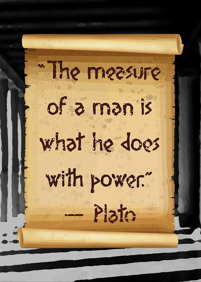 Plato with power