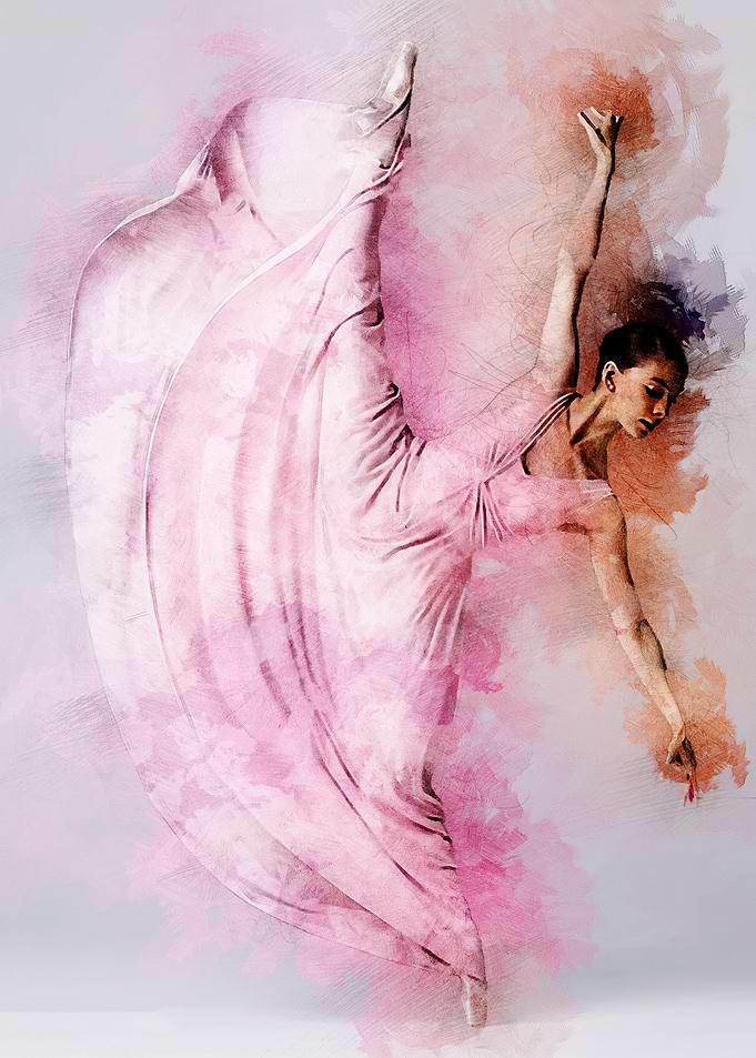 Pink ballerina