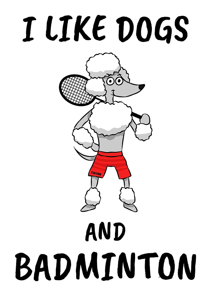 Badminton Sporthund saying