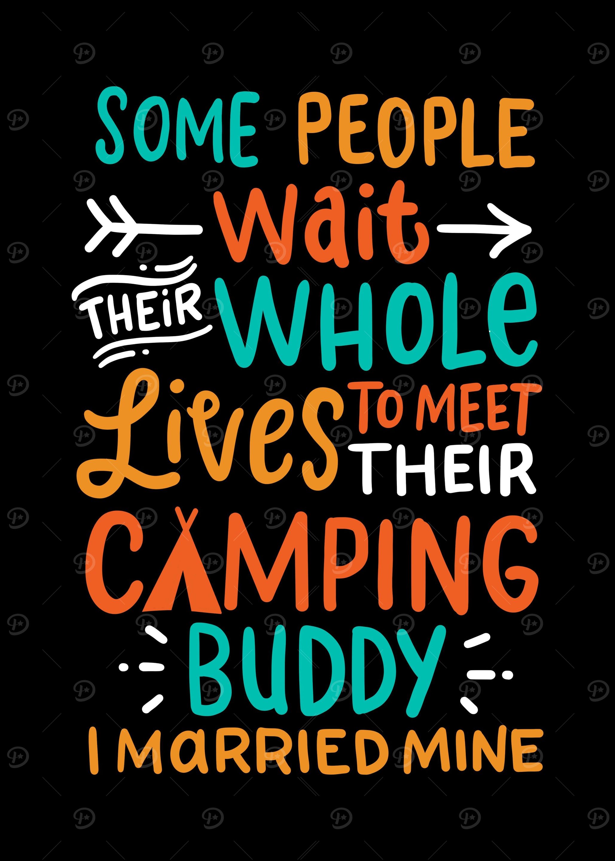Camping Buddy Funny Hiking