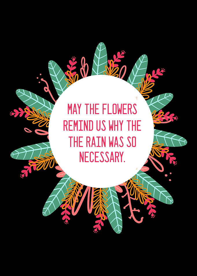 Flower Rain Motivated Pers