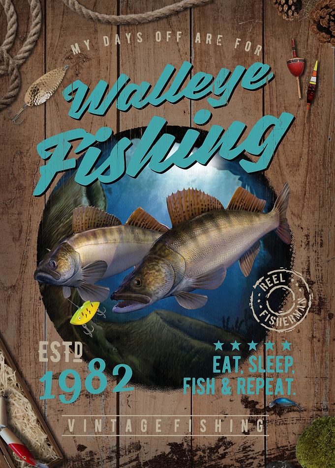 Fishing Walleye Fishermen