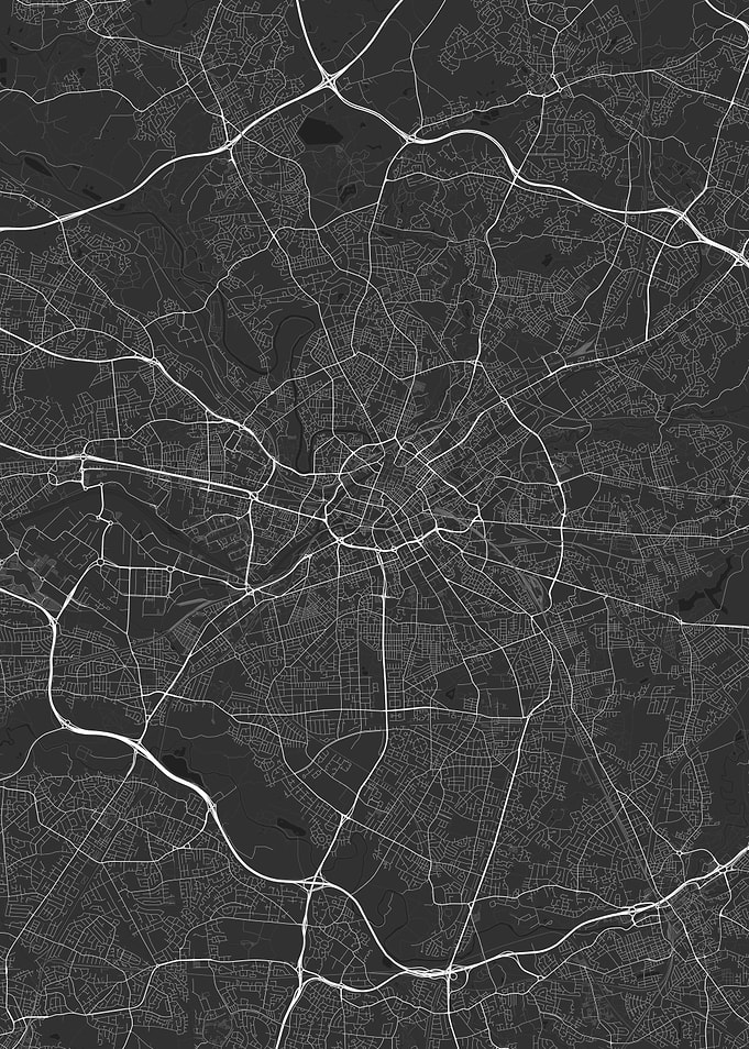 Manchester England Map