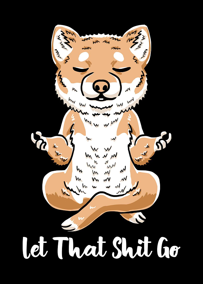 Shit Go Shiba Inu Yoga