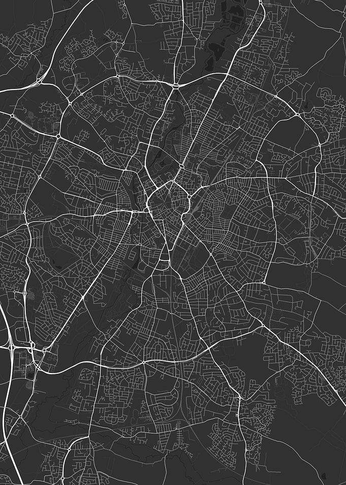 Leicester England Map