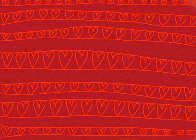 Red heart abstract