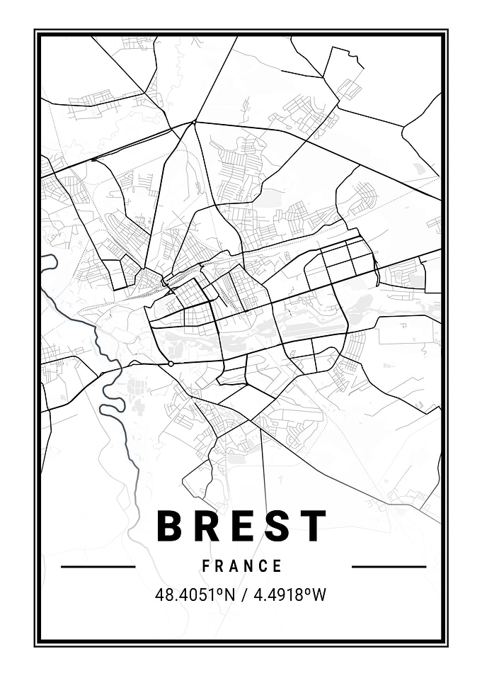 Brest Light City Map