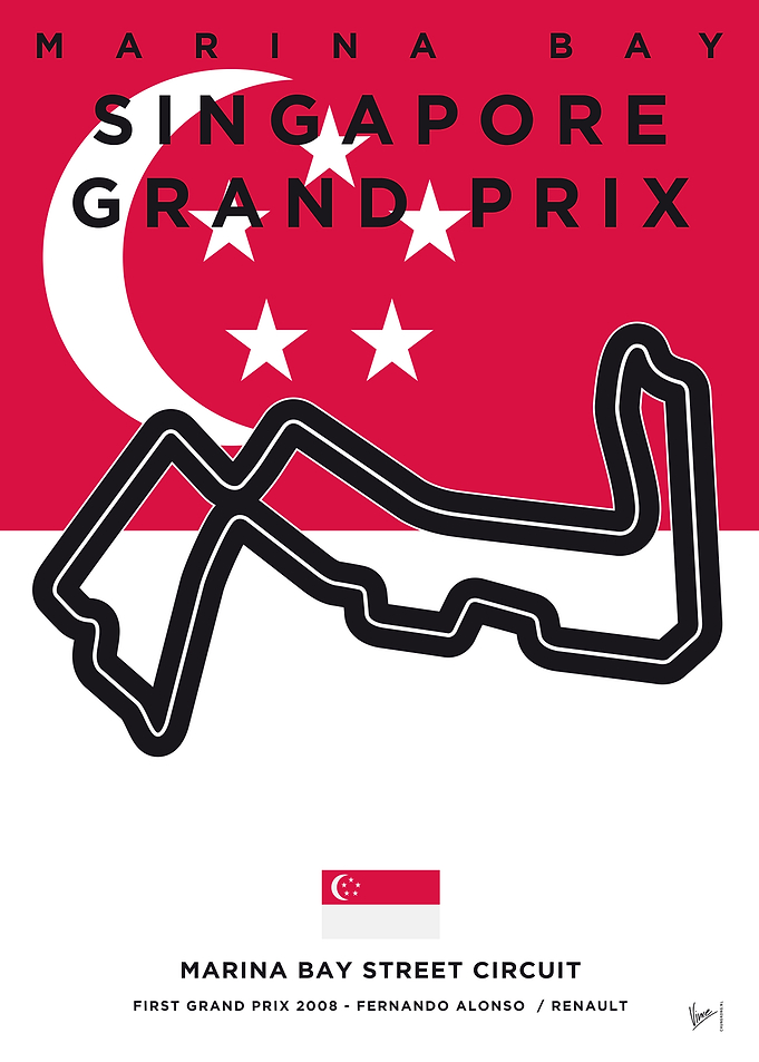 F1 MARINA BAY Race Track