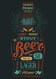 Types of Beer in a Bottle