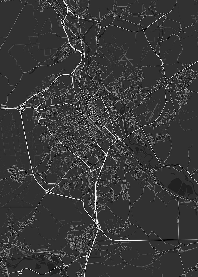 Nancy France Map