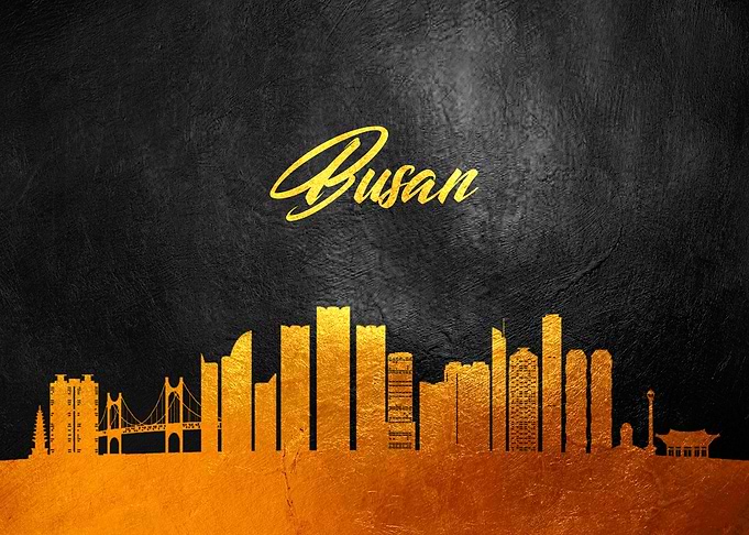 Busan South Korea Skyline