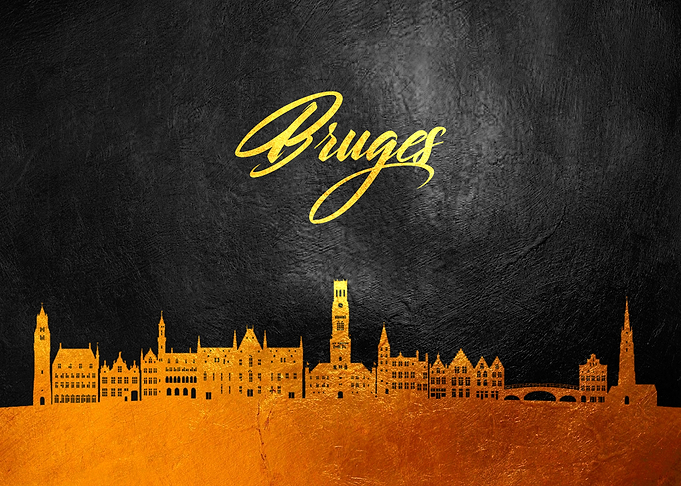 Bruges Belgium Skyline