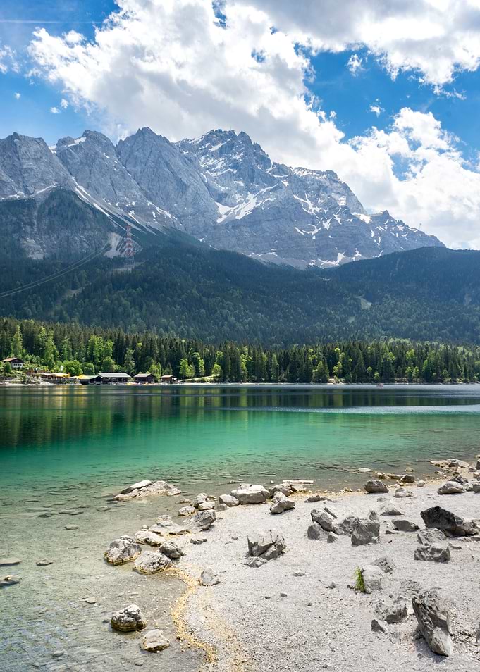 Eibsee Mountain Lake View