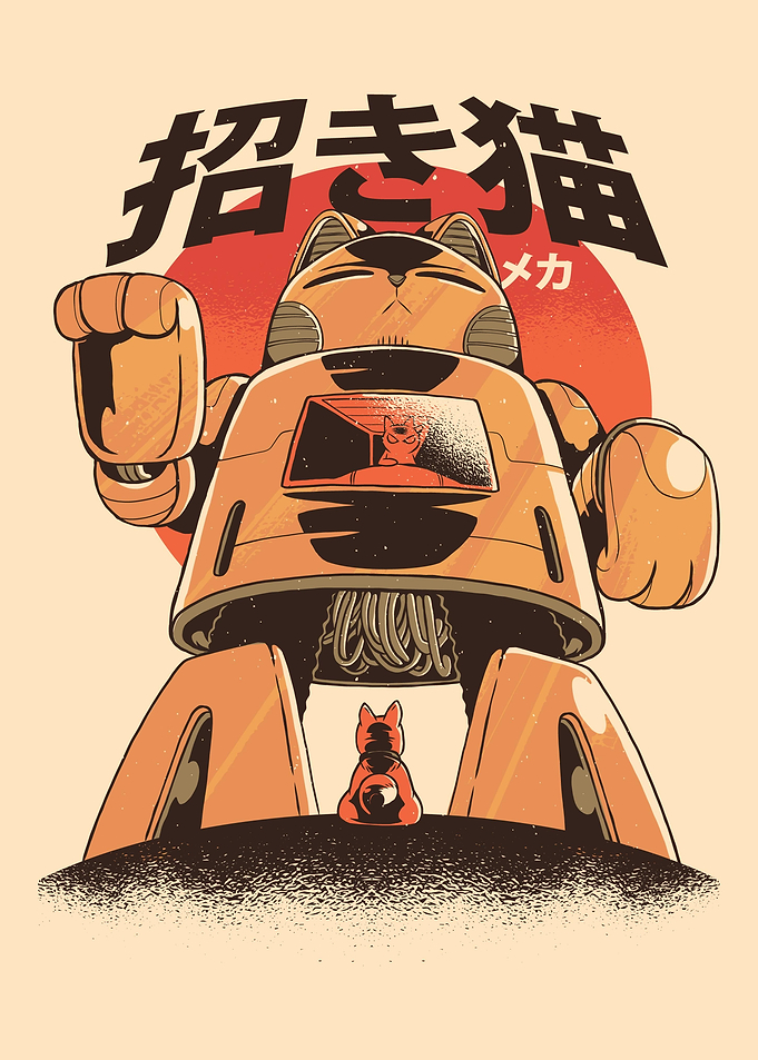 Robot cat comic
