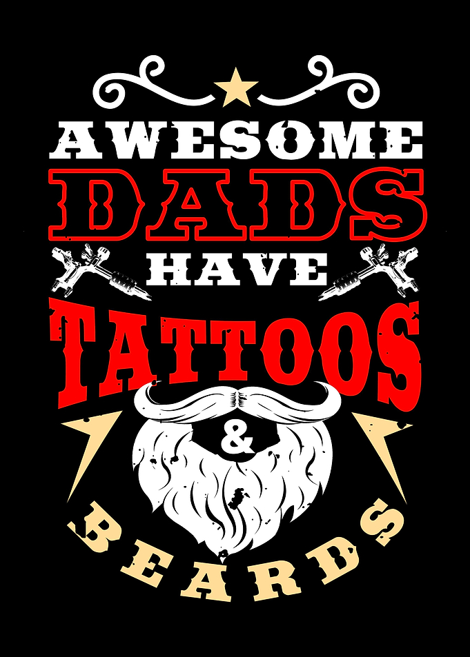 Dad Beard Tattoos