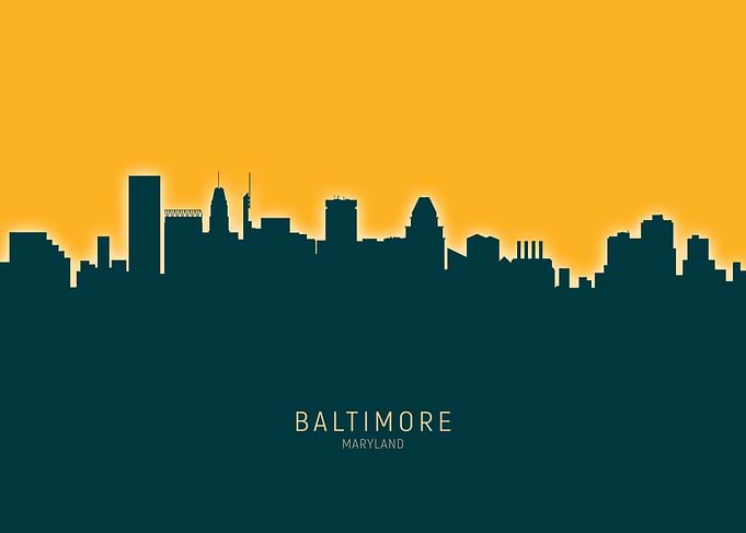 Baltimore Skyline Maryland