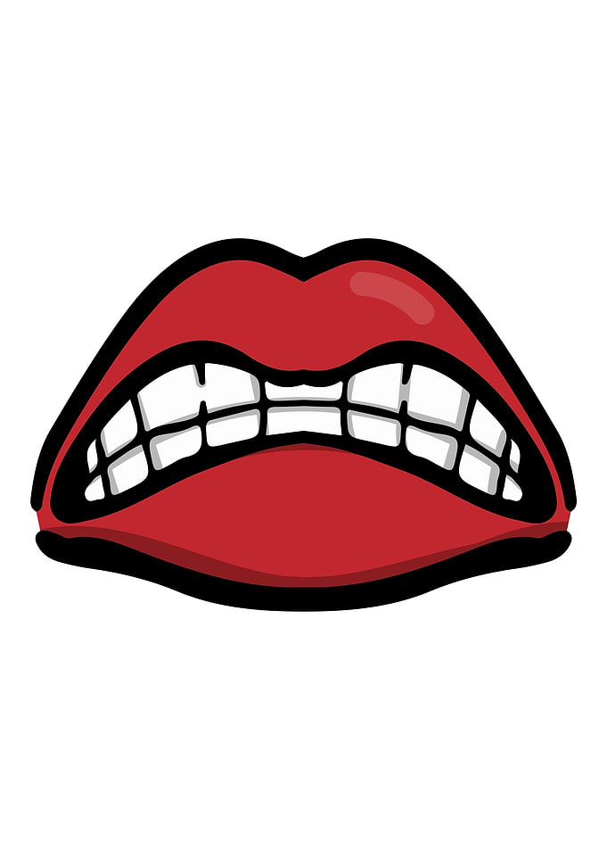 mouth face teeth lips