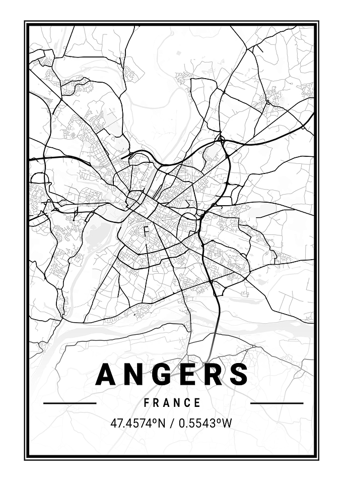 Angers Light City Map