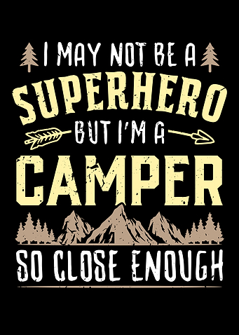 Superhero And Camper