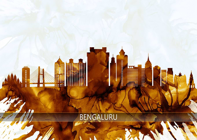Bengaluru India Skyline
