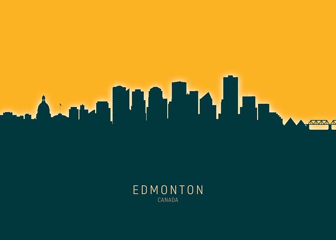 Edmonton Skyline Canada