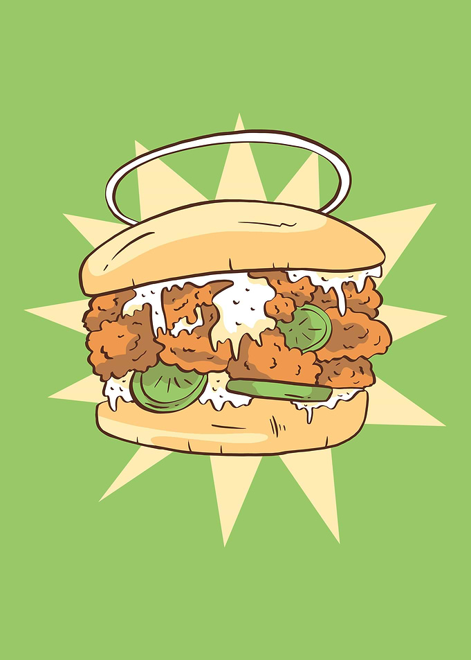 sandwich juicy chicken
