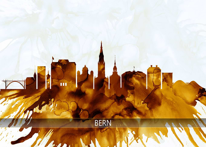 Bern Switzerland Skyline