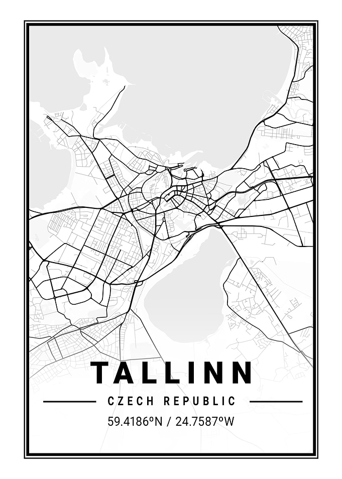 Tallinn Light City Map