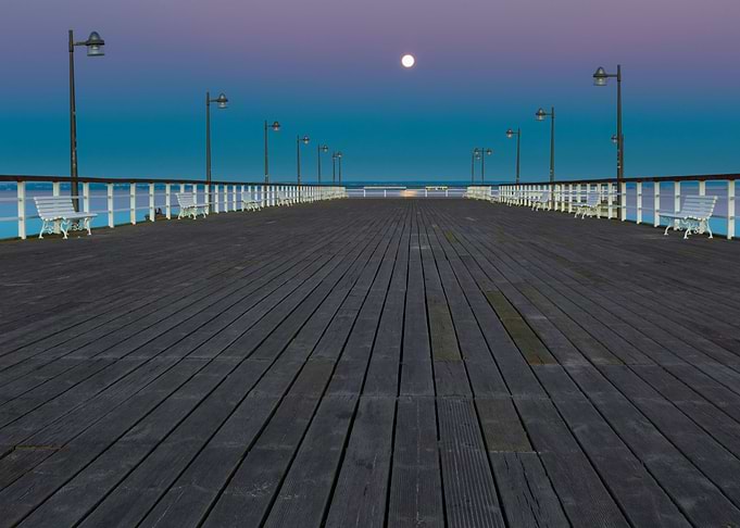 Pier Sea Nature Landscape