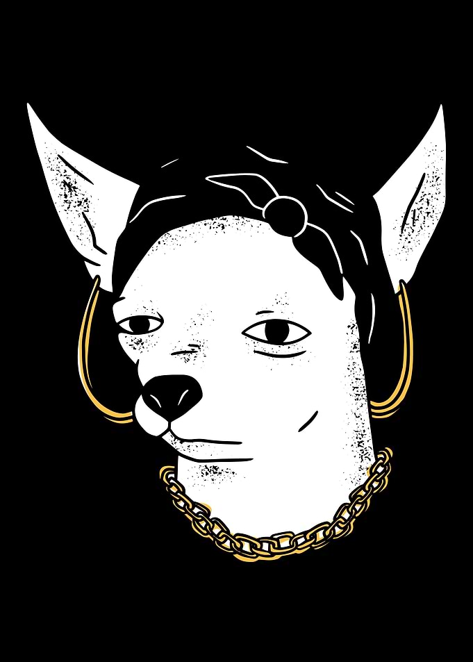 dogs with jewelry