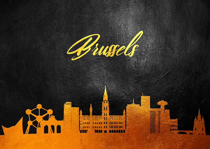 Brussels Belgium Skyline