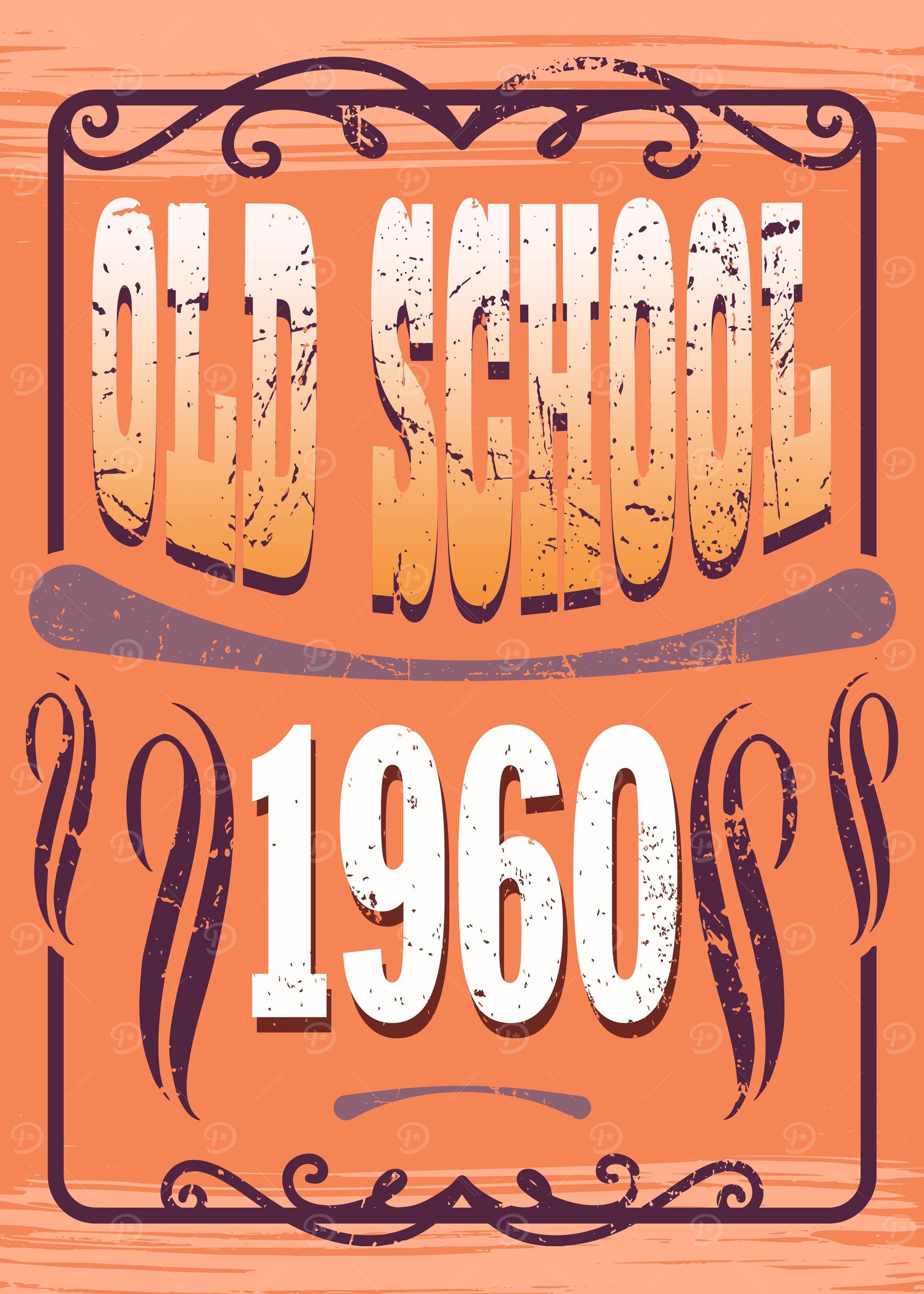 Old School 1960 Birthday