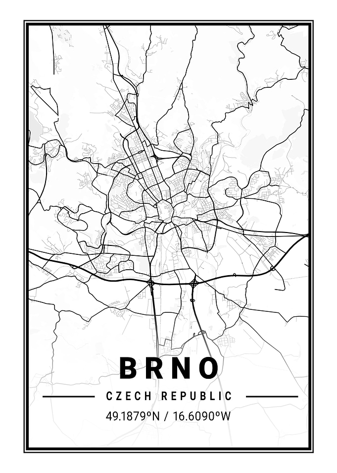Brno Light City Map