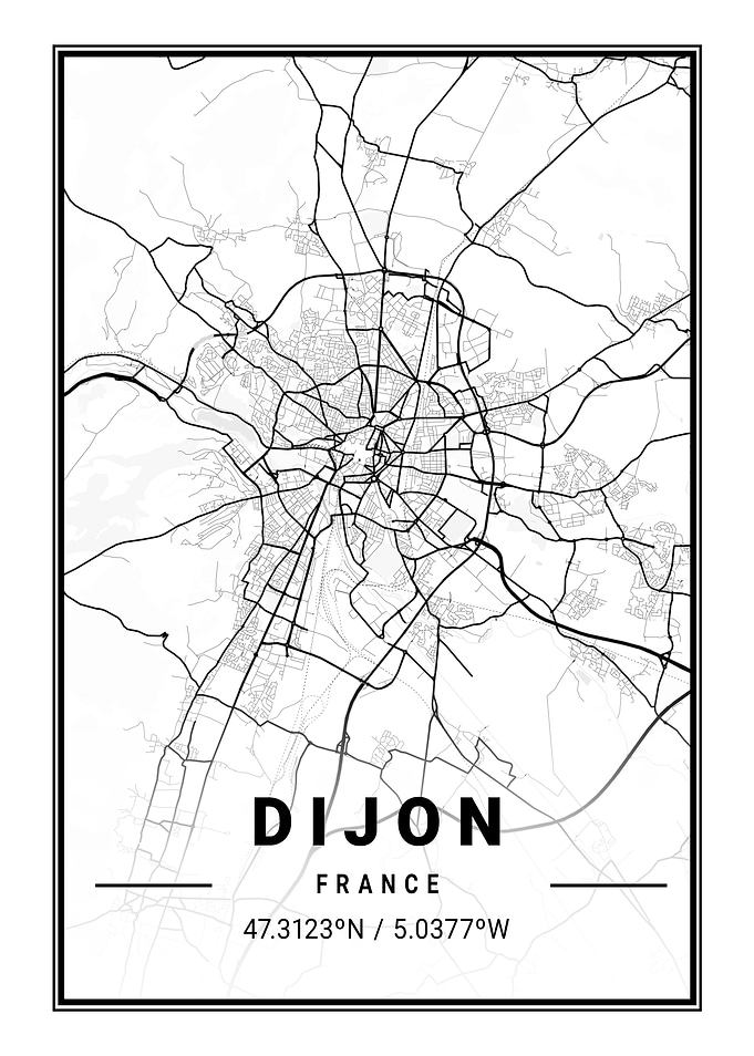 Dijon Light City Map