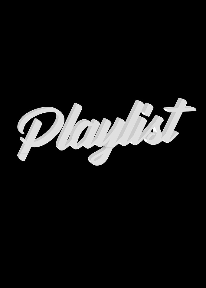 PLAYLIST POSTER DECORATION
