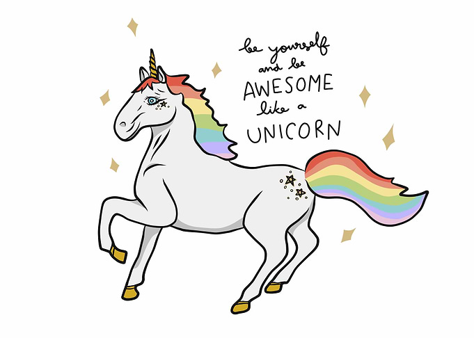 yourself awesome unicorn