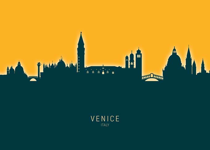 Venice Skyline Italy