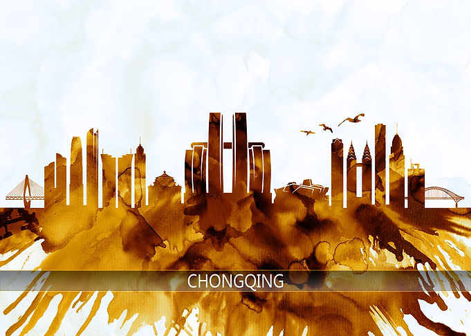Chongqing China Skyline