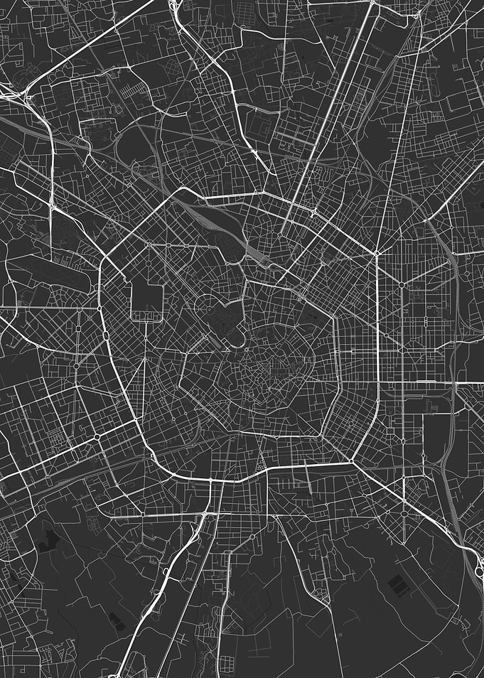 Milano Italy Map