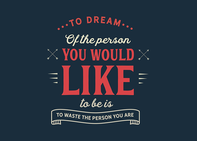 To dream of the person