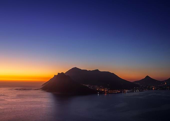Houtbay at sunset