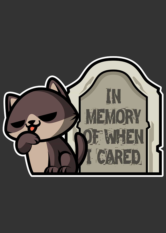 In Memory Of When I Cared