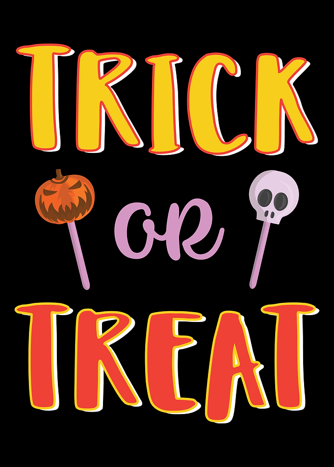 Trick or Treat Quote Art