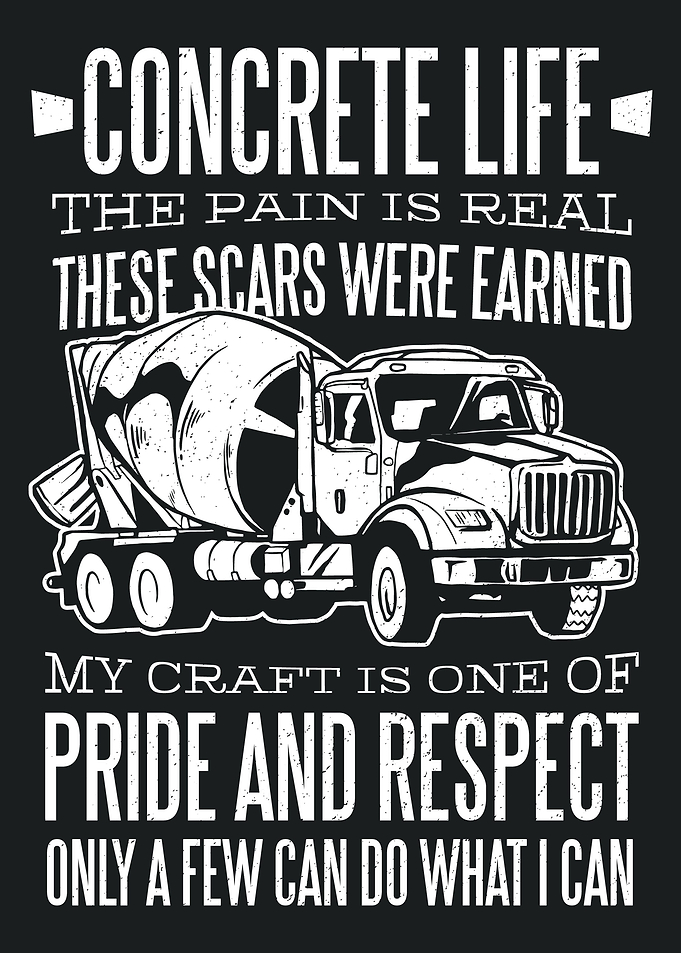 Concrete mixer driver