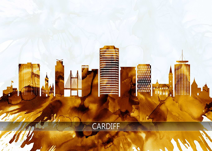 Cardiff Wales Skyline