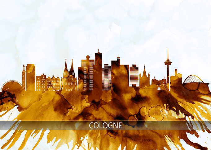 Cologne Germany Skyline