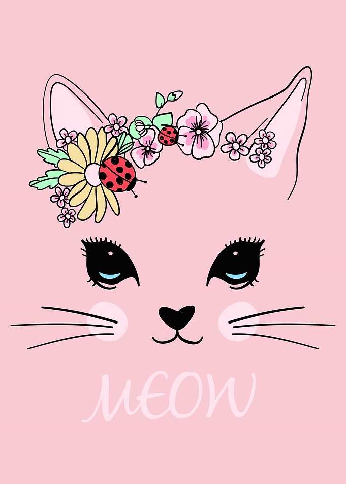 Beautiful Cat Face Meow