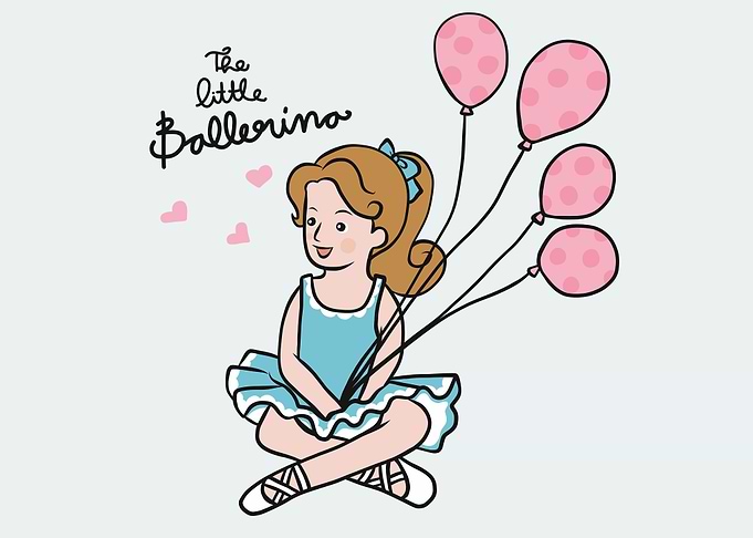 The little ballerina girl