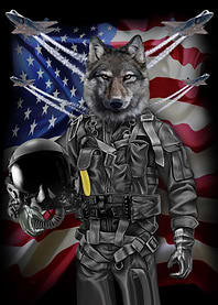 Grey Wolf in Air Force