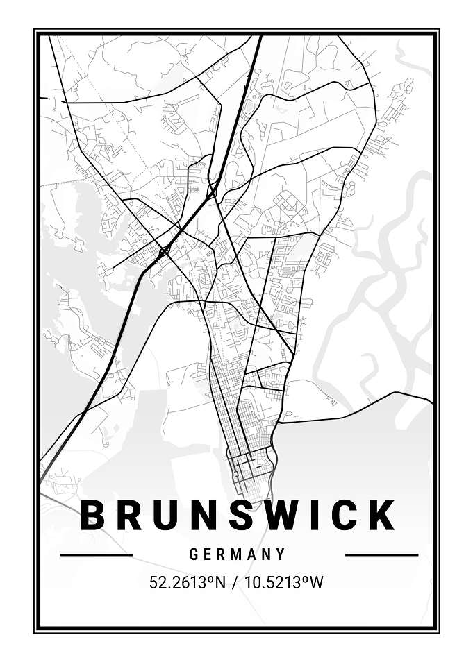 Brunswick Light City Map